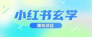 小红书玄学项目，直接上手操作，日入500【揭秘】-稀缺资源库