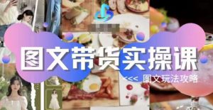 图文带货实操课,图文玩法攻略玩法-稀缺资源库