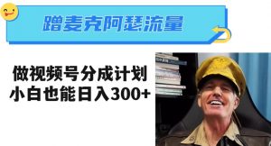 蹭麦克阿瑟热点，做视频号分成计划，小白三分钟一条日入300+【揭秘】-稀缺资源库