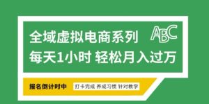 全域虚拟电商变现系列,通过平台出售虚拟电商产品从而获利-稀缺资源库