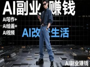 AI改变生活（Ai写作+AI绘画+Ai视频），AI副业挣钱-稀缺资源库