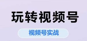 玩转视频号,视频号实战系列课-稀缺资源库