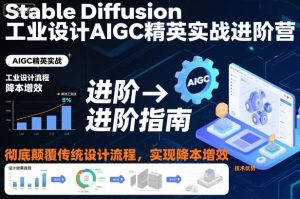 Stable Diffusion工业设计AIGC精英实战进阶营，彻底颠覆传统设计流程，实现降本增效-稀缺资源库