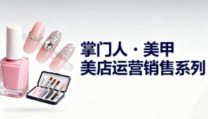 美甲店运营销售系列,助力美甲店老板及从业者提升运营、销售与管理能力-稀缺资源库