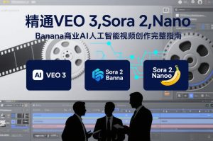 精通VEO 3，Sora 2，Nano Banana商业AI人工智能视频创作完整指南-稀缺资源库