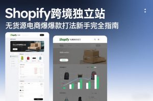 Shopify跨境独立站无货源电商爆款打法新手完全指南-稀缺资源库