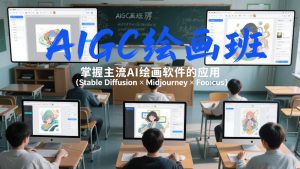 AIGC绘画班，掌握主流Ai绘画软件的应用（Stable Diffusion x Midjourney x Fooocus）-稀缺资源库