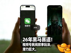 26年黑马赛道，视频号民间故事类玩法，潜力巨大，每日收益超5张-稀缺资源库