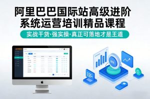 阿里巴巴国际站高级进阶系统运营培训精品课程，实战干货，强实操，真正可落地才是王道-稀缺资源库