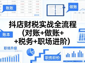 抖店财税实战全流程(对账+做账+税务+职场进阶)-稀缺资源库