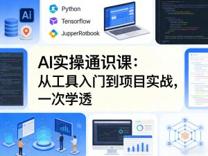 AI实操通识课，从工具入门到项目实战，一次学透-稀缺资源库