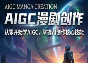 AIGC精品漫剧创作全流程解析，S级漫剧教学，从零开始学AIGC漫剧创作-稀缺资源库