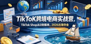 TikToK跨境电商实战营，TikTok Shop从0到爆单，2026出海夺金-稀缺资源库