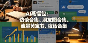 AI蒸馏包：访谈合集、朋友圈合集、流量黄宝书、夜话合集【文档】-稀缺资源库