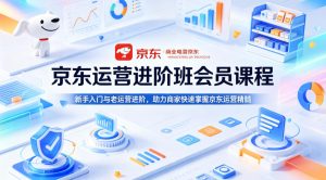 京东运营进阶班会员课程，新手入门与老运营进阶，助力商家快速掌握京东运营精髓-稀缺资源库