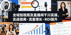 全域短视频及直播间千川实操，实战指南·流量增长·ROI提升-稀缺资源库