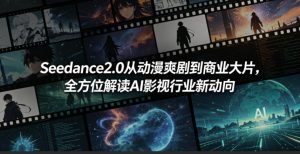 Seedance2.0从动漫爽剧到商业大片,全方位解读AI影视行业新动向-稀缺资源库