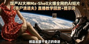 国产AI大神Mx-Shell火爆全网的AI短片《丧尸清道夫》直播教学回放+提示词-稀缺资源库