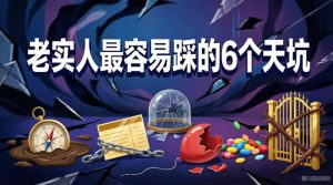 付费文章:老实人最容易踩的6个天坑-稀缺资源库
