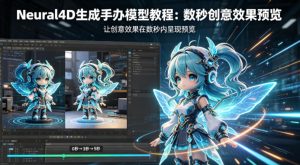 Neural4D生成手办模型教程，让创意效果在数秒内呈现预览-稀缺资源库