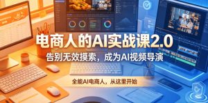 电商人的AI实战课2.0,告别无效摸索,成为AI视频导演,全能AI电商人,从这里开始-稀缺资源库
