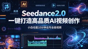 Seedance2.0一键打造高品质AI视频创作，小白也能10分钟出专业级视频-稀缺资源库