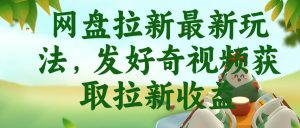 网盘拉新最新玩法,发好奇视频获取拉新收益,抖音收藏家玩法-稀缺资源库