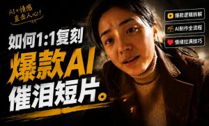 豆包+Gemini生成真人AI短剧-拆解复刻百万爆款第一人称短片,一站式讲透爆款复刻全流程-稀缺资源库