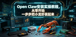 Open Claw安装实操教程,从零开始一步步一步步把小龙虾装起来-稀缺资源库