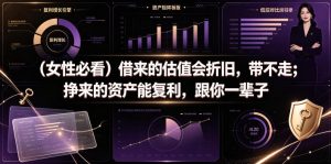 付费文章：（女性必看）借来的估值会折旧，带不走；挣来的资产能复利，跟你一辈子-稀缺资源库