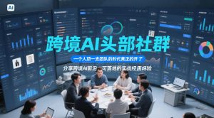 跨境AI头部社群，一个人顶一支团队的时代真正的开始了，分享跨境AI前沿，可落地的实战经验（更新6月29日）-稀缺资源库