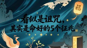 付费文章：看似是诅咒，其实是命好的5个征兆-稀缺资源库