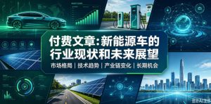 付费文章:新能原车的行业现状和未来展望-稀缺资源库