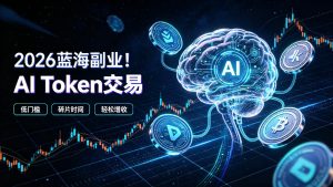 2026全新风口副业｜AI智能Token交易，空闲时间轻松 賺 收益，无需全天盯盘【揭秘】-稀缺资源库