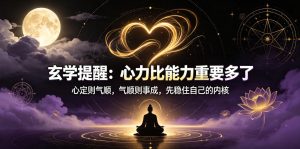 付费文章:玄学提醒:心力比能力重要多了-稀缺资源库