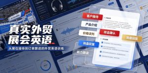 真实外贸展会英语，广交会外贸口语听力突击课程【音频】-稀缺资源库