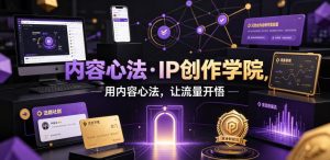内容心法·IP创作学院,用内容心法,让流量开悟-稀缺资源库