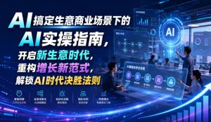 AI搞定生意商业场景下的AI实操指南,开启新生意时代,重构增长新范式,解锁AI时代决胜法则【文档】-稀缺资源库