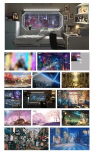 某宝付费购买!108GB,直播绿幕二次元3D动态虚拟背景合集,抖音动漫房间高清直播素材,电脑桌面壁纸-稀缺资源库
