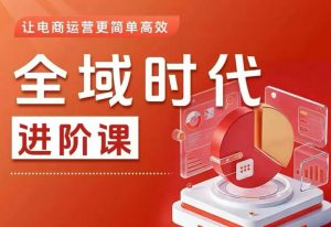 全域时代进阶课,更简单高效的全域投放实操,让电商运营更简单高效(更新0731)-稀缺资源库