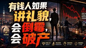 付费文章:有钱人如果讲礼貌,会倒霉,会破产-稀缺资源库