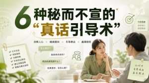 付费文章:6种秘而不宣的“真话引导术”-稀缺资源库