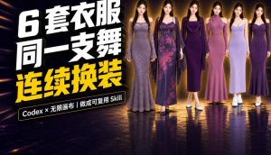 同一支舞,6套衣服按顺序切换:我把服装换装视频做成了一个Skill-稀缺资源库