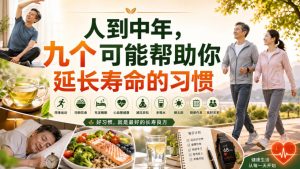 付费文章：人到中年，九个可能帮助你延长寿命的习惯-稀缺资源库