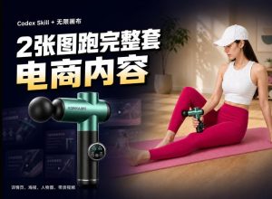 Codex+Skill+无限画布：两张图跑出一整套电商内容-稀缺资源库