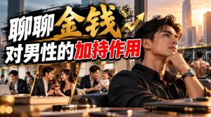 某公众号付费文章：聊聊金钱对男性的加持作用-稀缺资源库