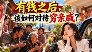 某公众号付费文章：有钱之后，该如何对待穷亲戚？-稀缺资源库