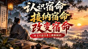 某公众号付费文章:认识宿命,接纳宿命,改变宿命(本文只适合非上班族阅读)-稀缺资源库