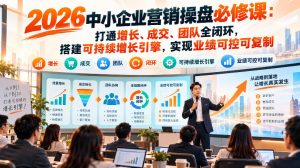 2026中小企业营销操盘必修课:打通增长、成交、团队全闭环,搭建可持续增长引擎,实现业绩可控可复制-稀缺资源库